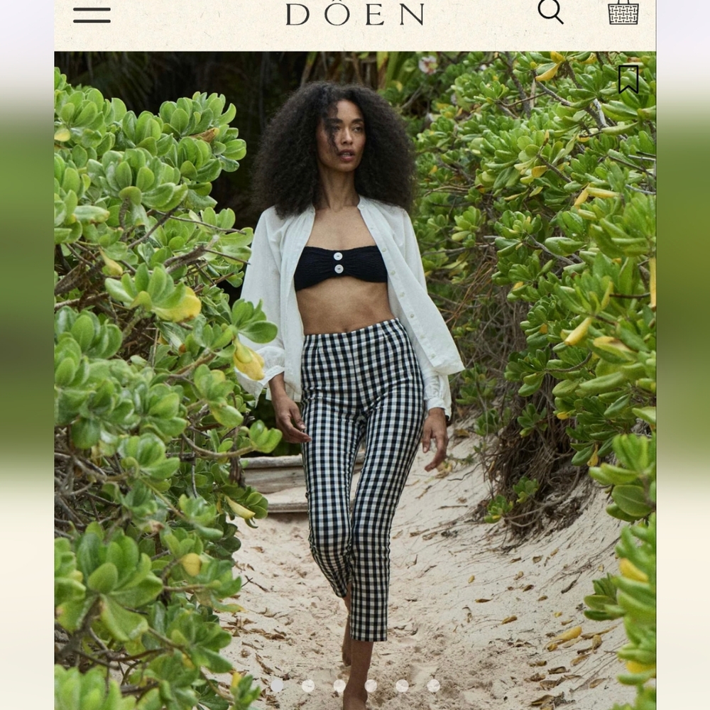 SOLD DO NOT BUY NWT Doen Lula Capri Pant - Picture 1 of 15